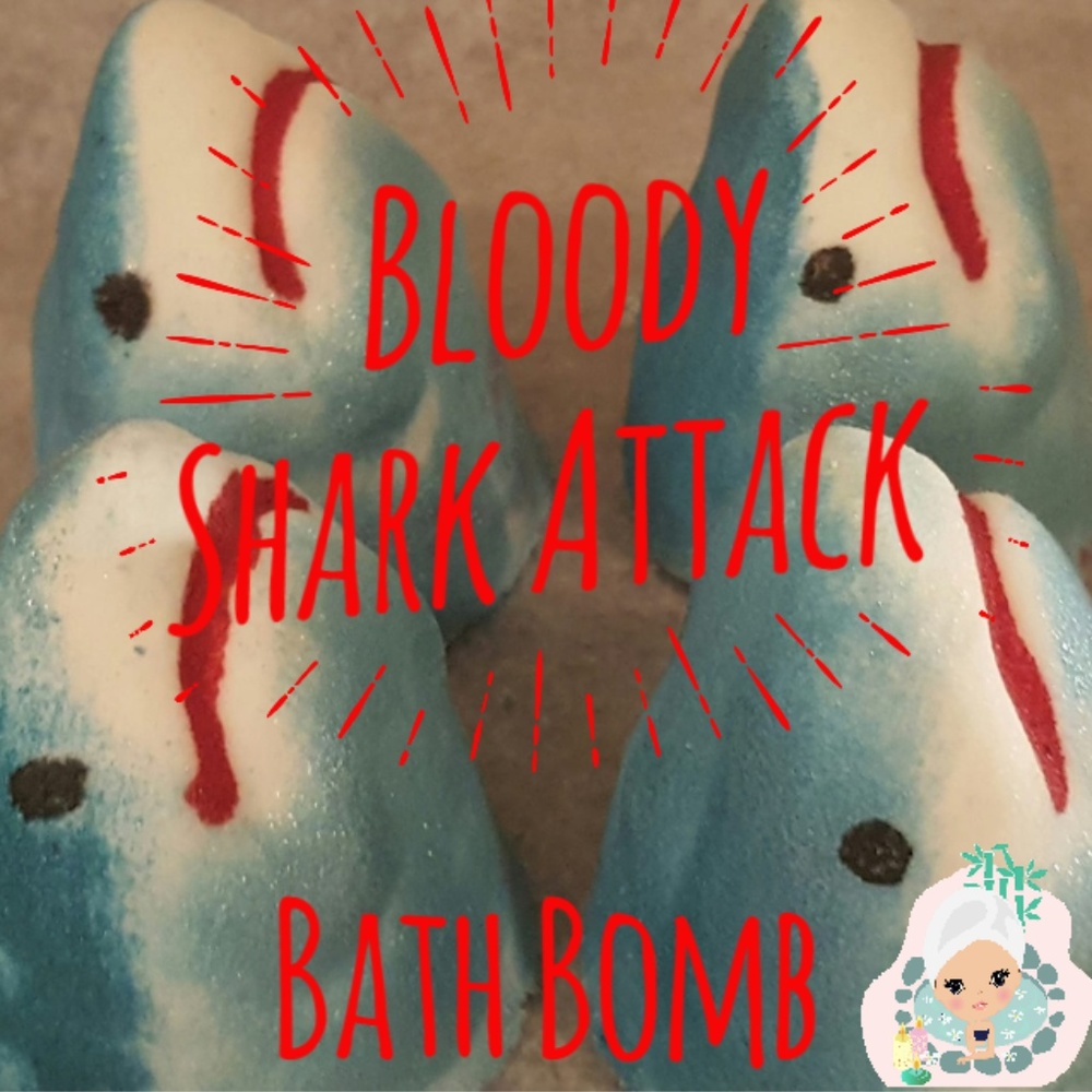 Bloody Shark Attack Bath Bomb